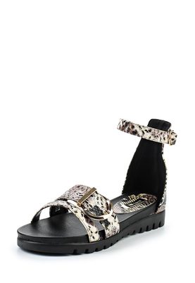 LOST INK  CORI BUCKLE STRAP SANDAL