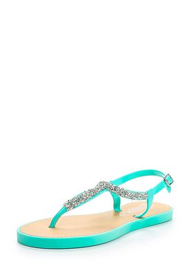 LOST INK  JEWEL STRAP BUCKLE SANDAL