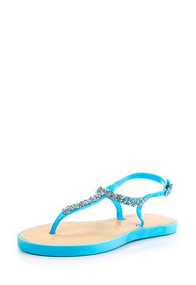 LOST INK  JEWEL STRAP BUCKLE SANDAL