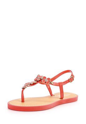 LOST INK  FLORAL TRIM SANDAL