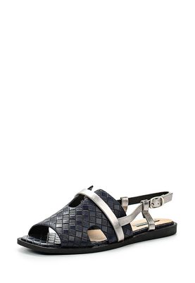 LOST INK  NAMIKA SQUARE TOE FLAT SANDAL