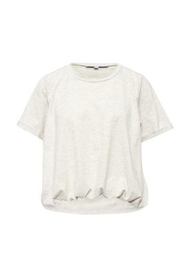 LOST INK  S) PLEAT TUCKED CROP TEE