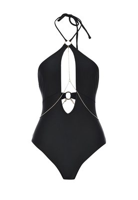 LOST INK  CHAIN CUT OUT SWIMSUIT